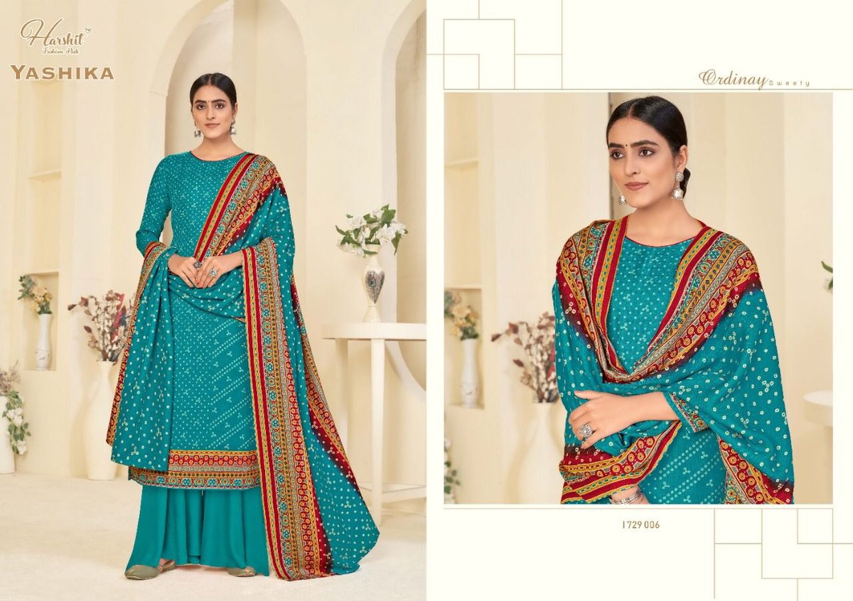 Harshit Fashion Yashika 1729-001 to 1729-010 Series 6
