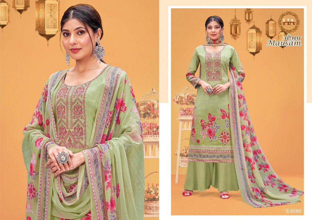 Harshit Fashion Mausam 955-001 to 955-008 Series 4