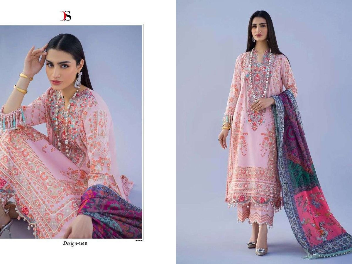 Deepsy Suits Sana Safinaz Muzlin Vol-22 1611-1618 Series 8