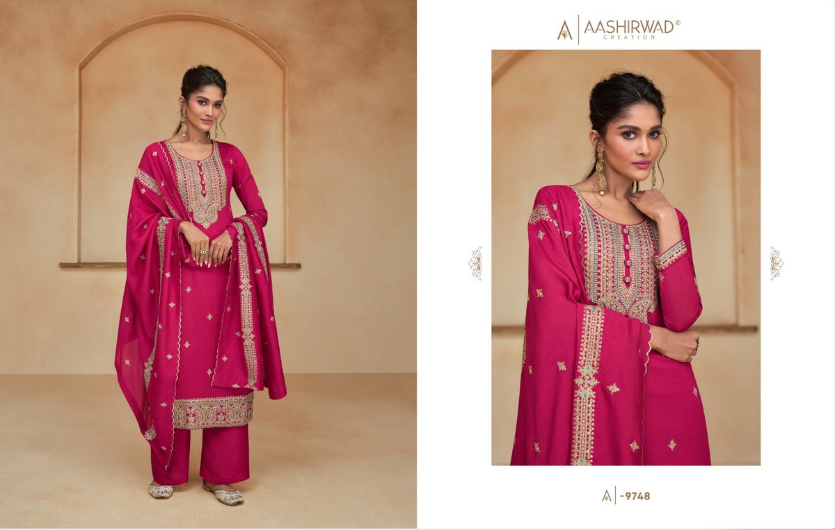 Aashirwad Creation Mor Bagh Ziana 9744-9748 Series 5