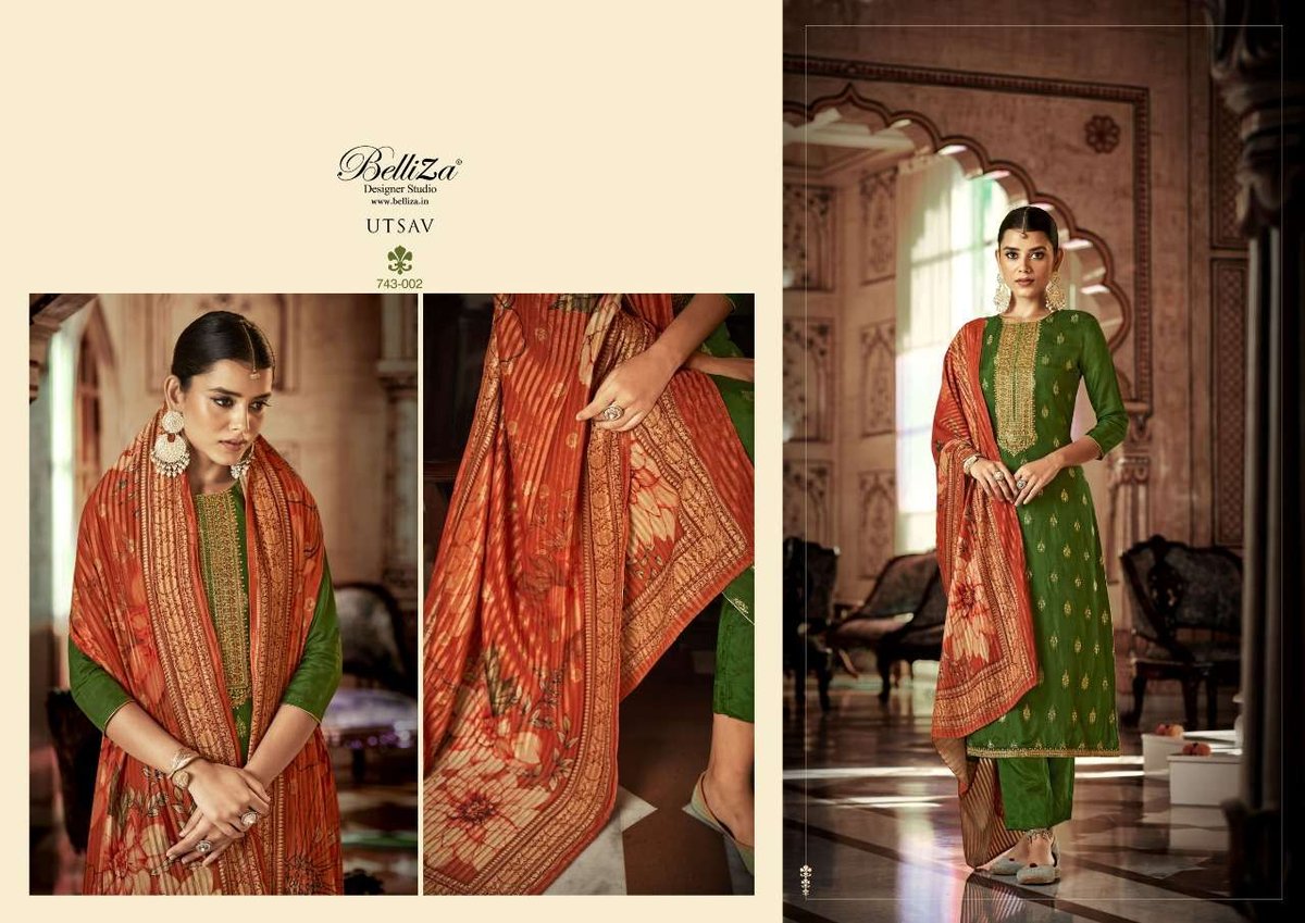 Belliza Designer Utsav 743-001 to 743-005 Series 2