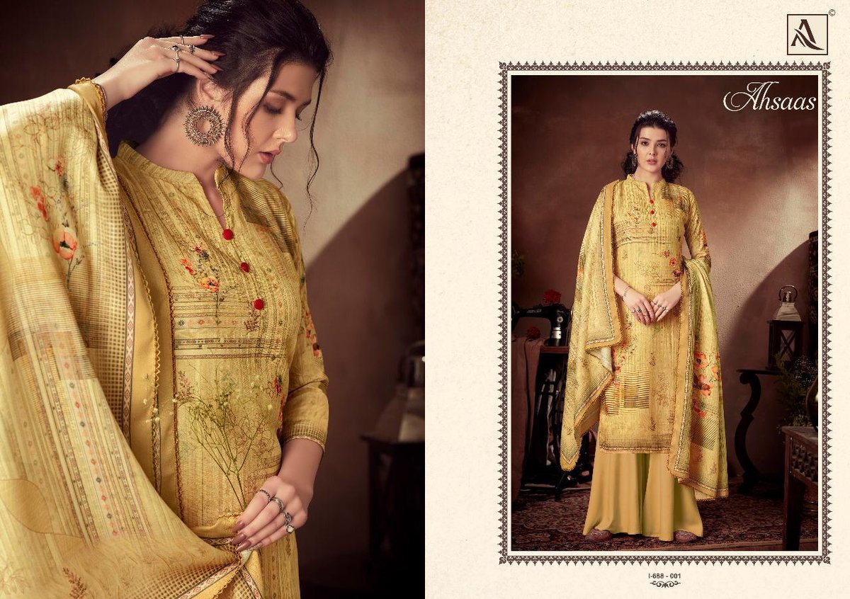 Alok Suits Ahsaas 688-001 to 688-010 Series 1