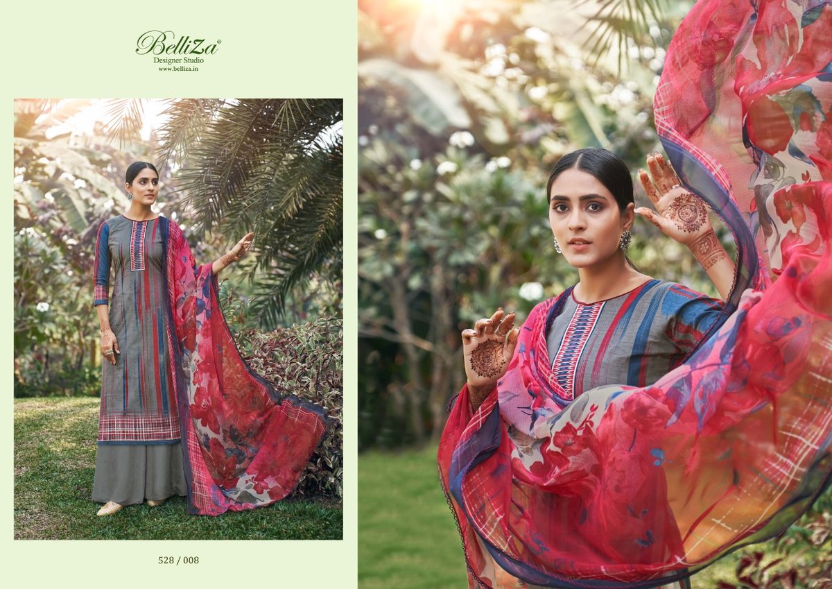 Belliza Designer Nazrana 528-001-528-010 Series. 8