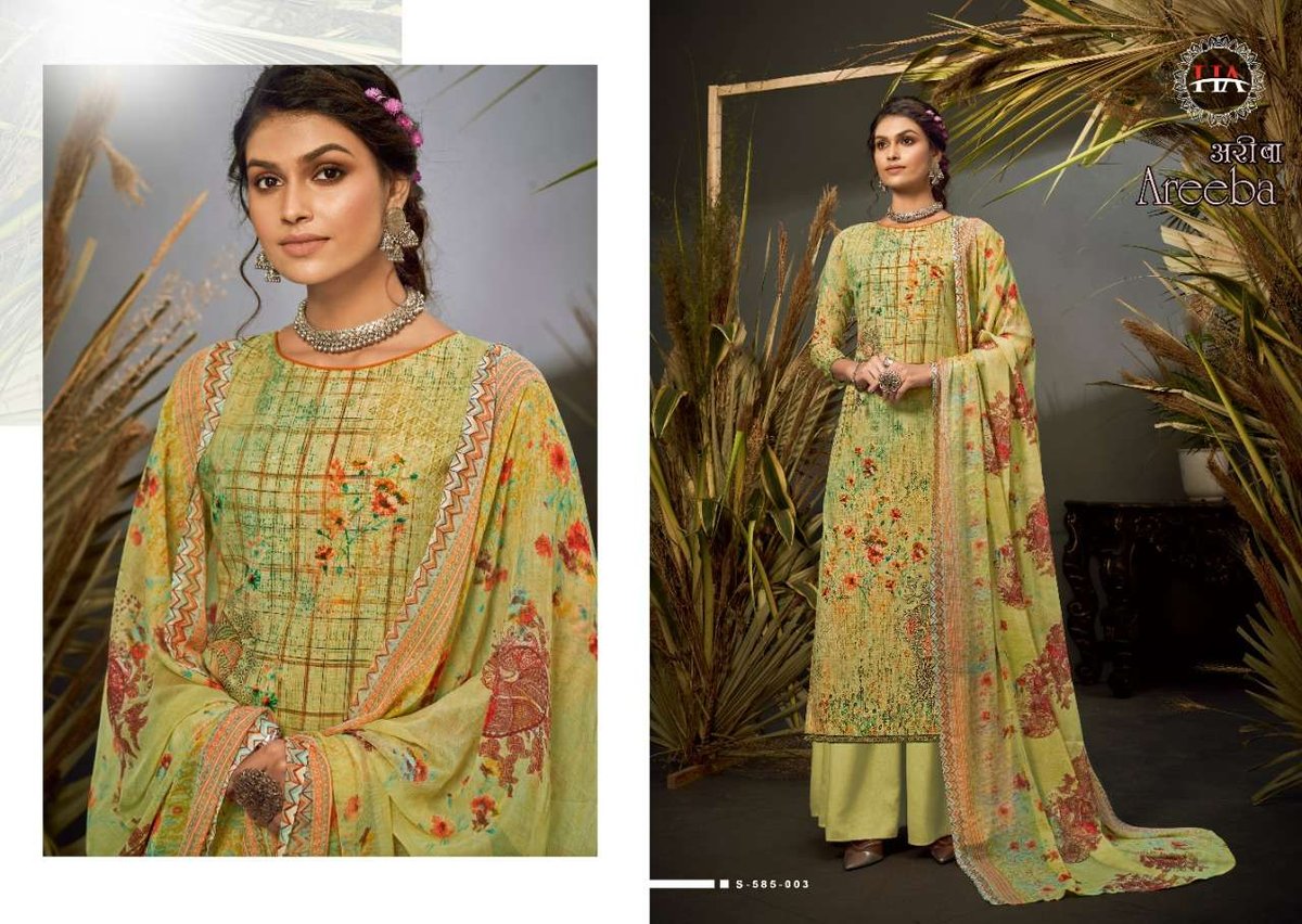 Harshit Fashion Areeba 585-001 to 585-010 Series 3