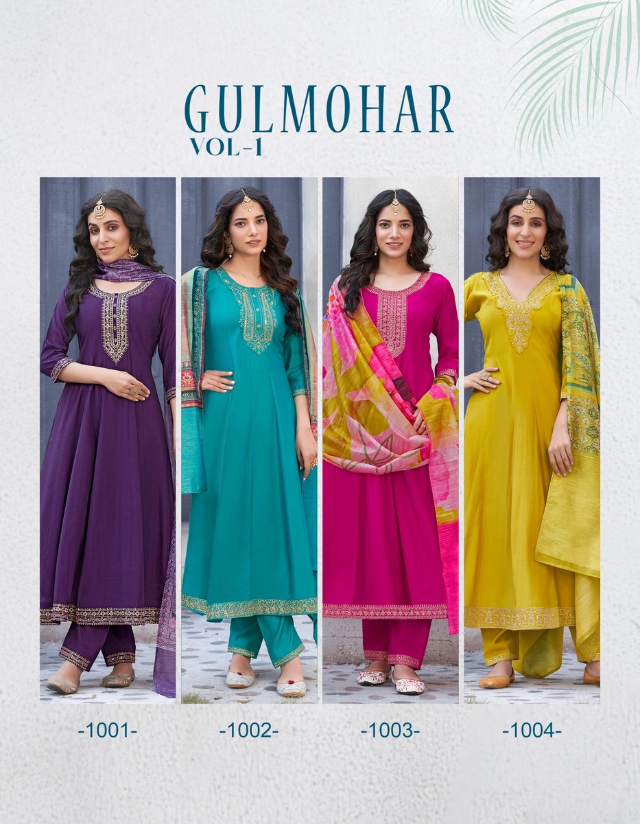 RADHIKA LIFESTYLE GULMOHAR VOL-1 1001 TO 1004 5