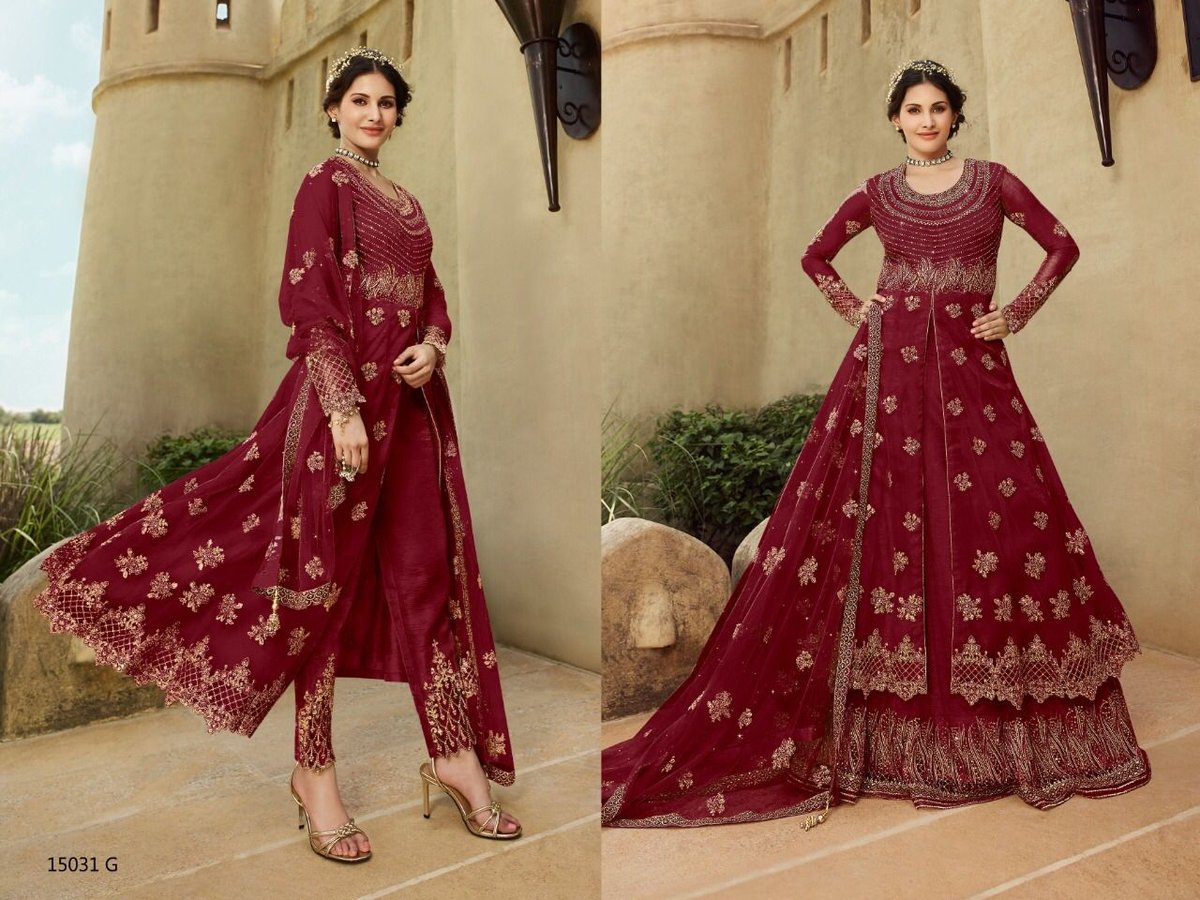 Glossy Simar Amyra Shaivi Master Copy 15031 Colors 7