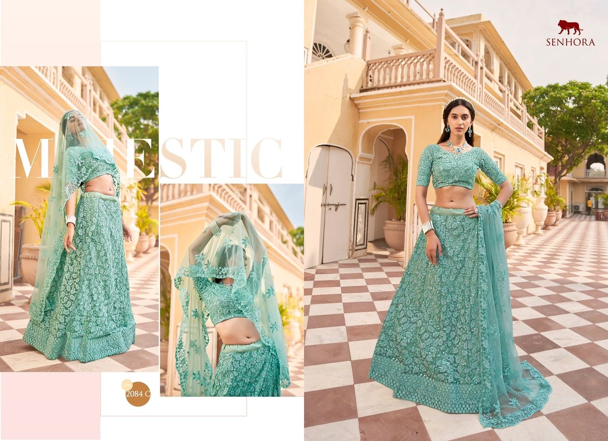 Senhora Lehenga Fashion Woman 2084-2085 Colors Series 3