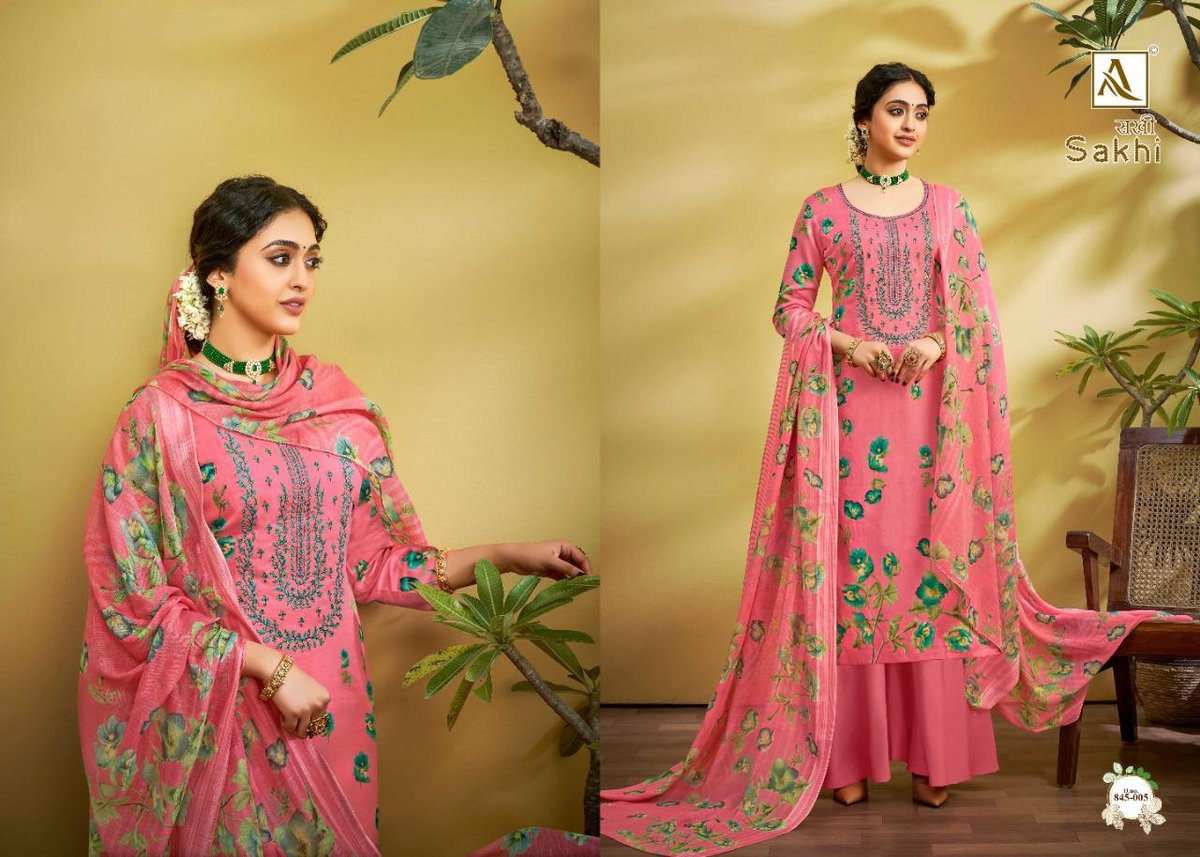 Alok Suits Sakhi 845-001 to 845-010 Series 5