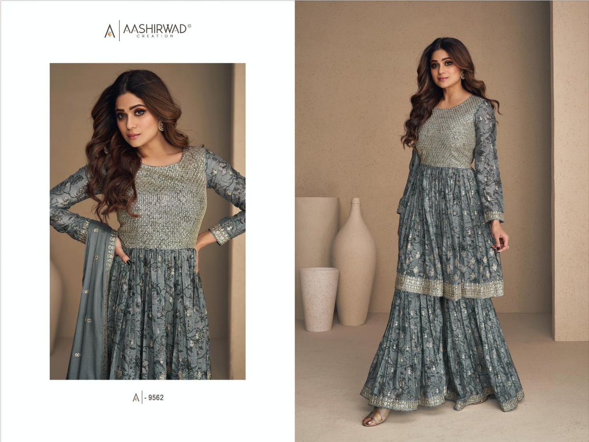 Aashirwad Creation Flower 9560-9564 Series 3