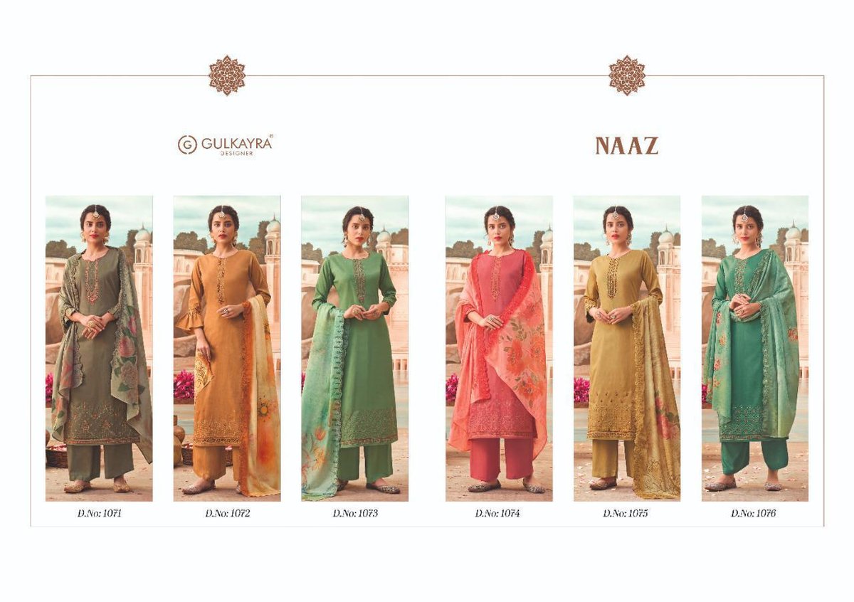 Gulkayra Designer Naaz 1071-1076 Series 7