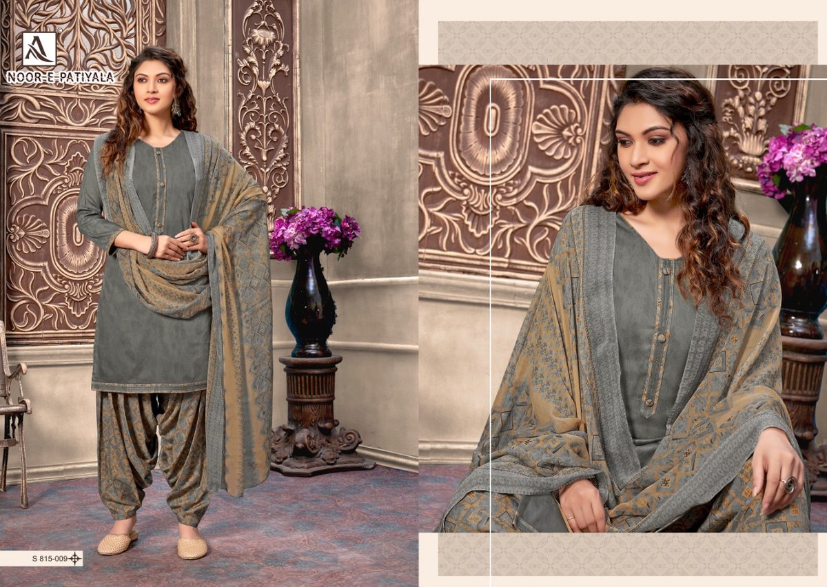 Alok Suits Noor E Patiyala 815-001 to 815-010 Series 9