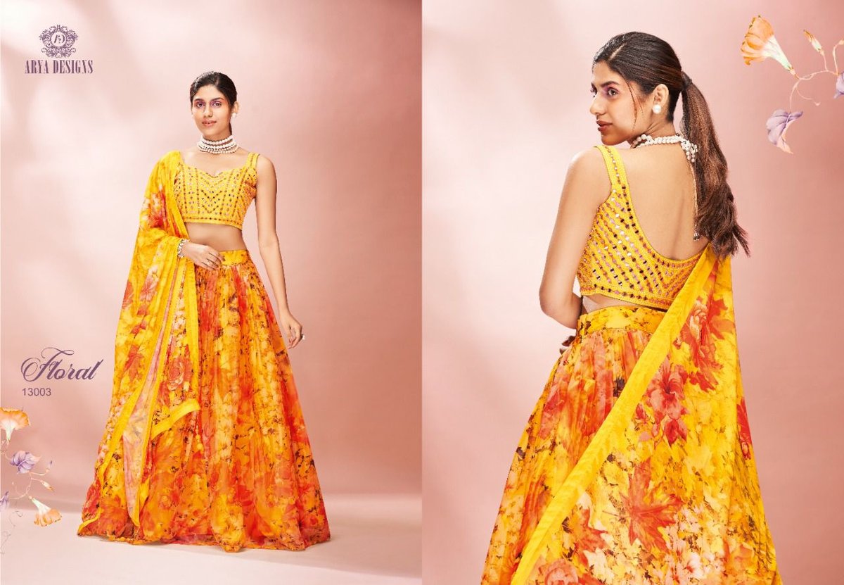 Arya Design Floral Vol-5 13001-13004 Series 3
