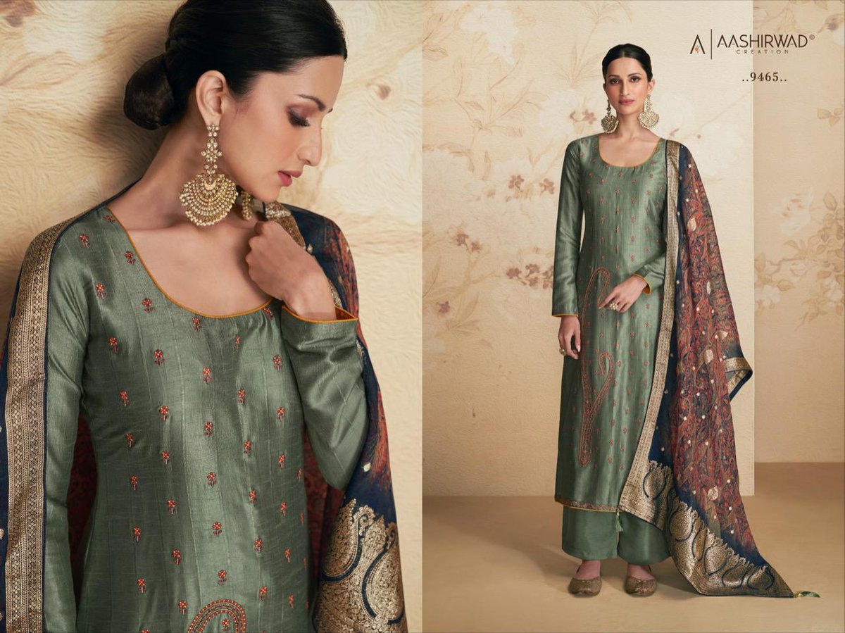 Aashirwad Creation Geet 9465-9470 Series 1