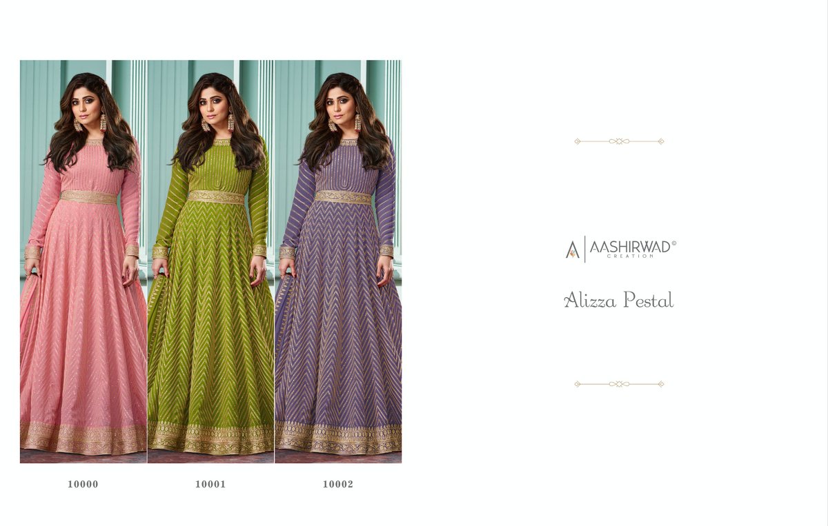 AASHIRWAD CREATION ALIZZA PESTAL 10000 TO 10002 4