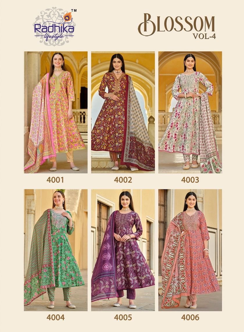 RADHIKA LIFESTYLE BLOSSOM VOL-4 4001 TO 4006 7