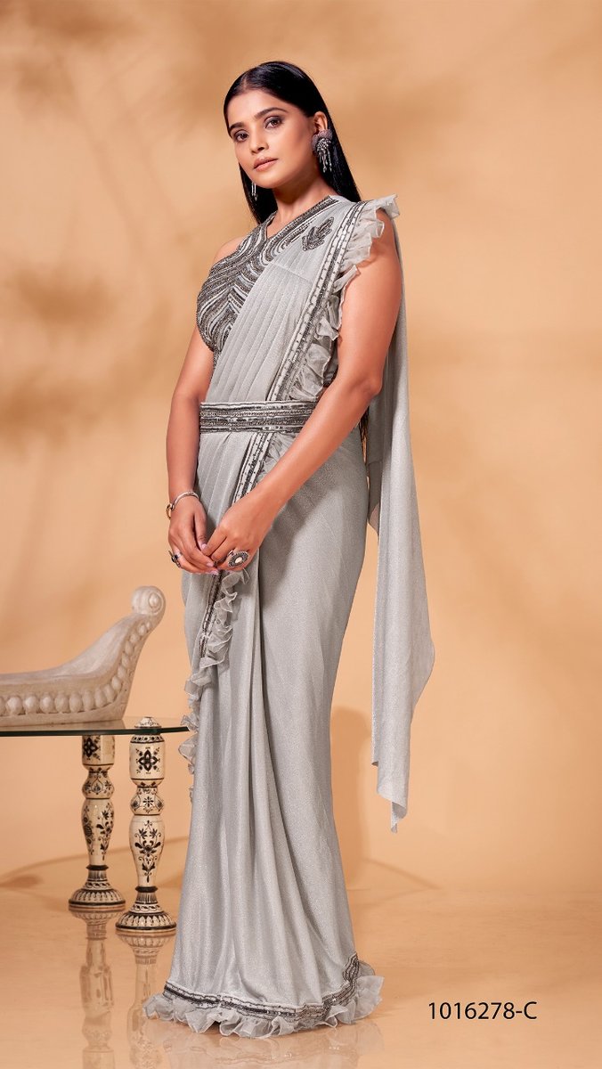 Aamoha Trendz Ready To Wear Designer Saree 1016278 Colors 4
