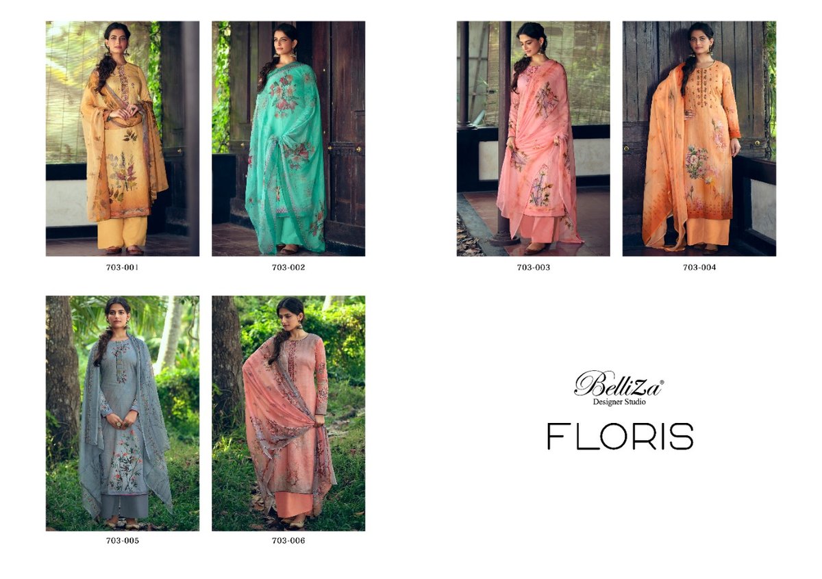 Belliza Designer Floris 703-001-703-006 Series. 7