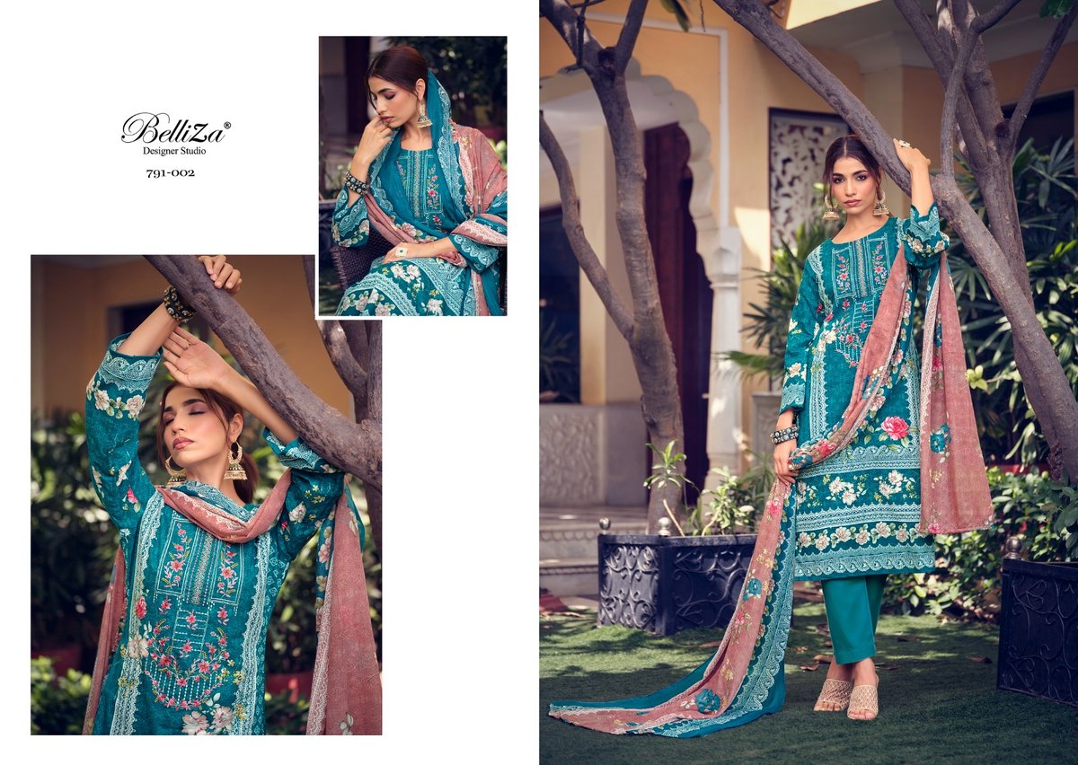 Belliza Designer Naira Vol-7 791-001 to 791-010 Series 2