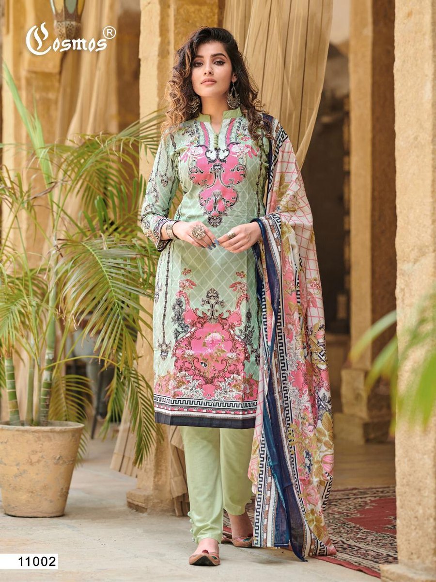 Cosmos Fashion Noor Printed Lawn Vol-2 11001-11008 Series 2