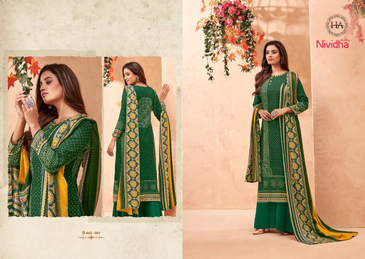 Harshit Fashion Nividha 842-001 to 842-010 Series 1