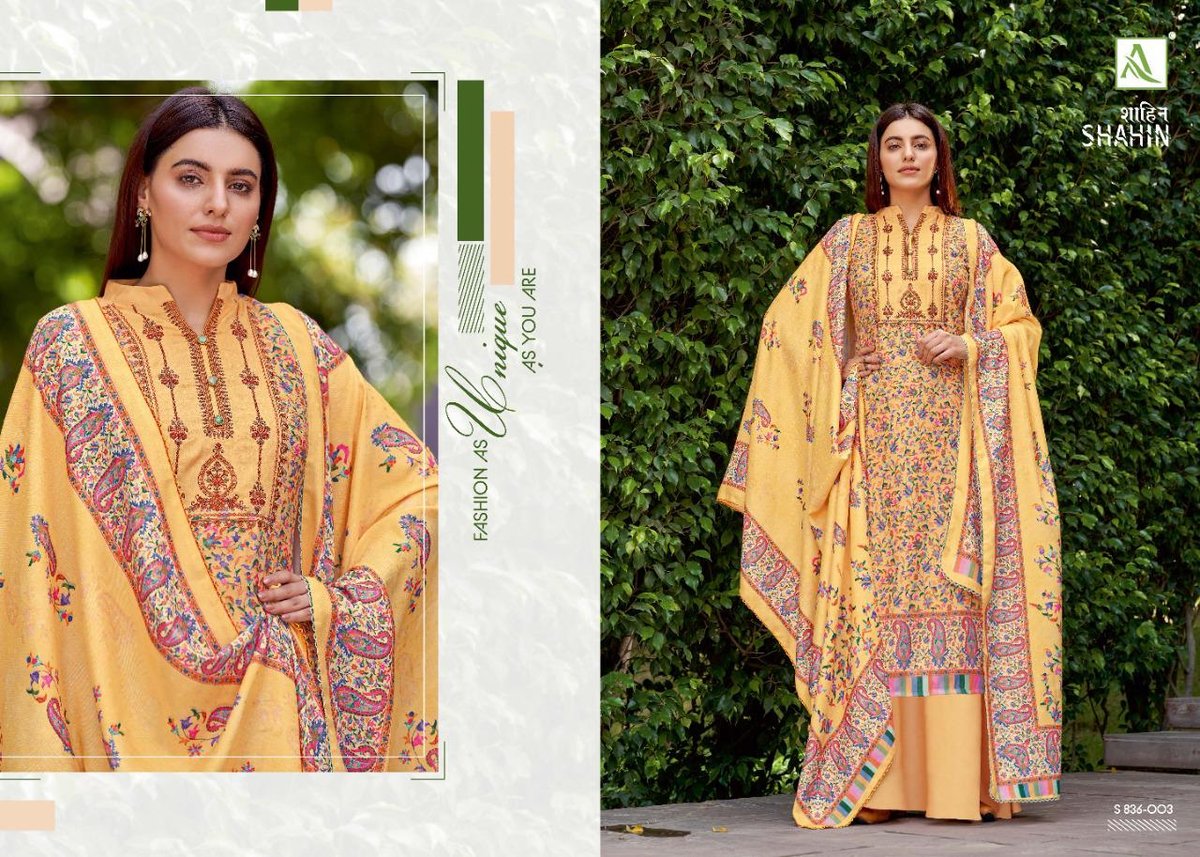 Alok Suits Shahin 836-001 to 836-010 Series 3