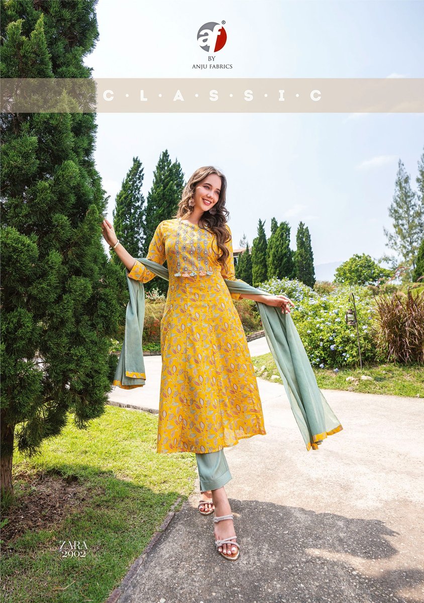 ANJU FABRIC ZARA VOL-03 2901 TO 2903 2