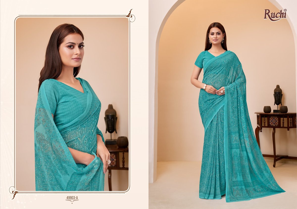 RUCHI SAREE RAGAA GEORGETTE 4