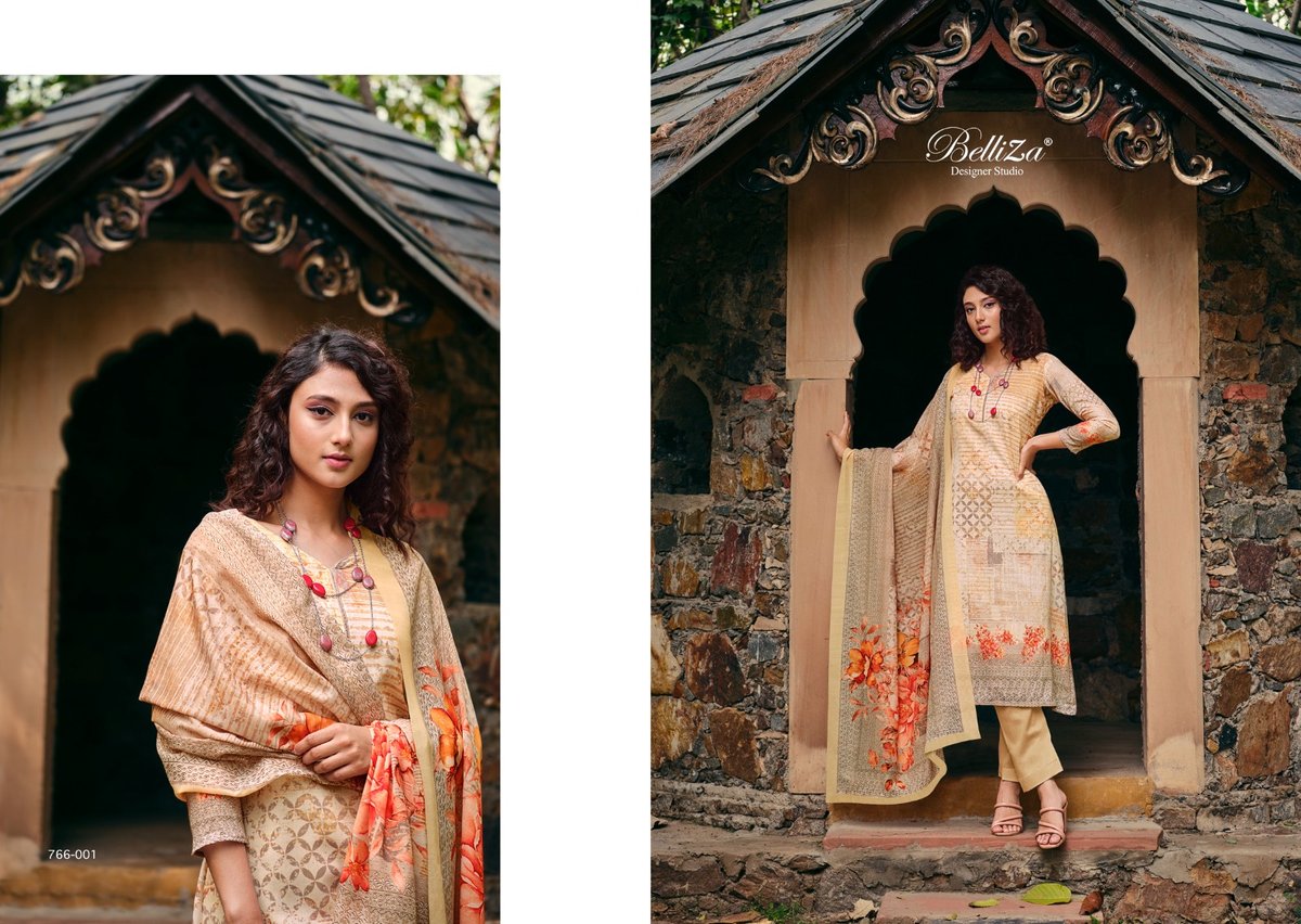 Belliza Designer Chunri 766-001 to 766-006 Series 1