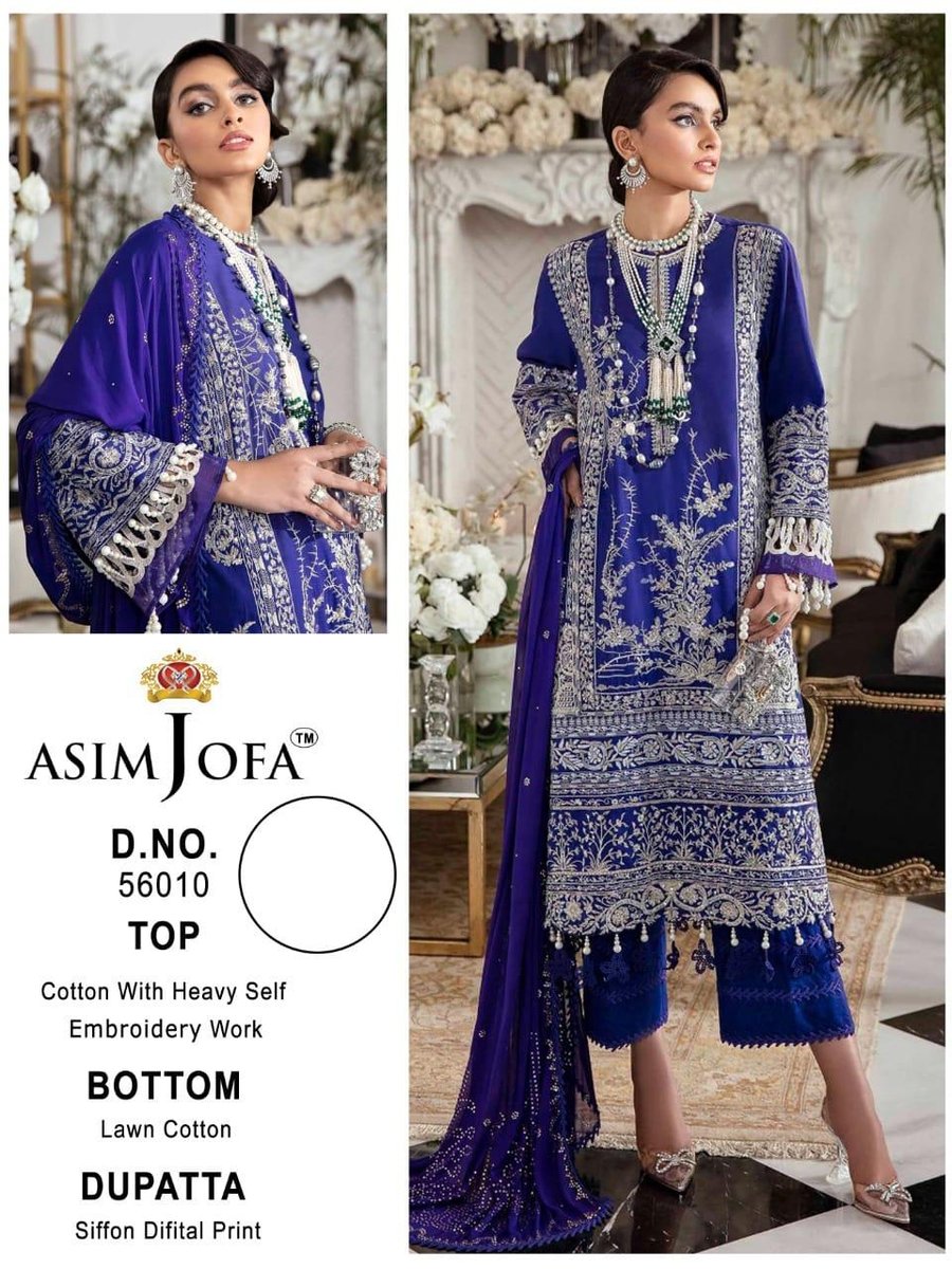 Asim Jofa Super Hit 56010 Dress Material 1