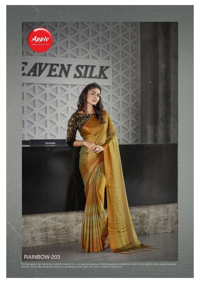 Apple Saree Rainbow Vol-2 201-206 Series 3