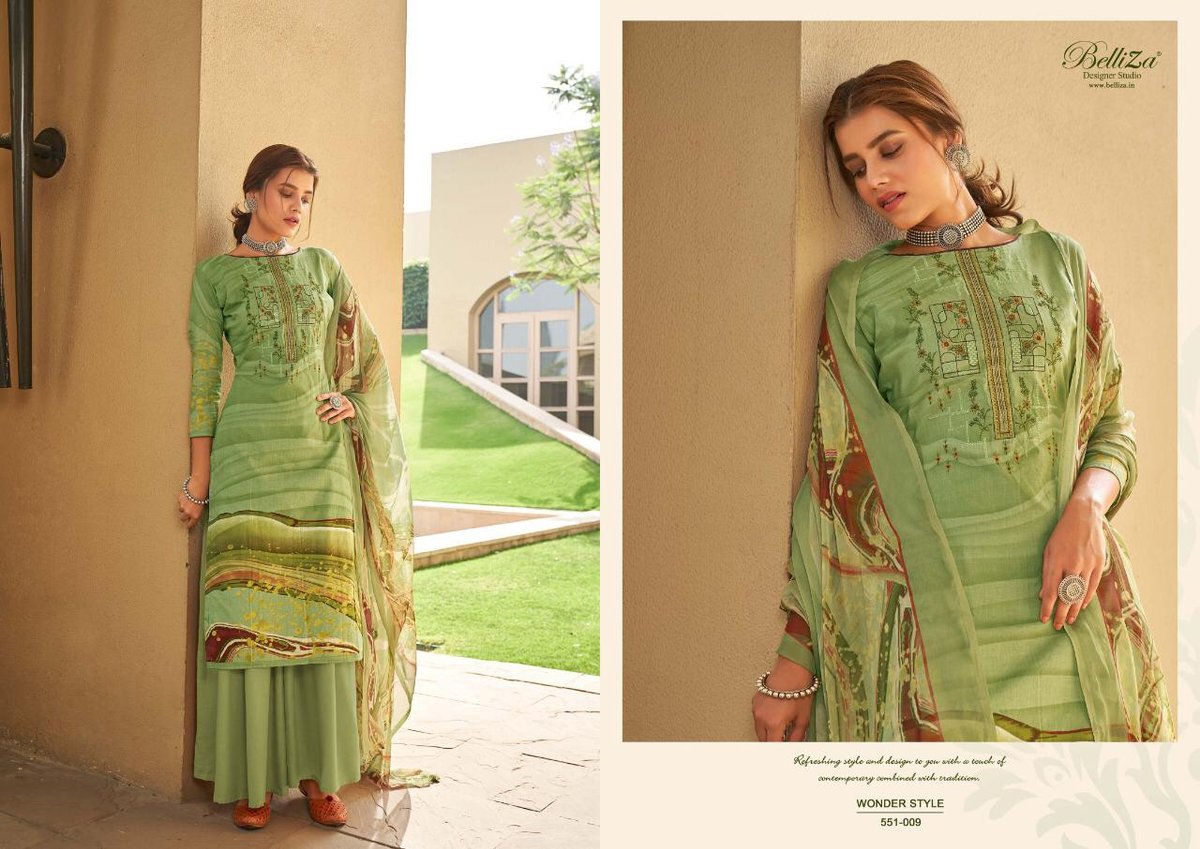 Belliza Designer Wonder Style 551-001 to 551-010 Series 9