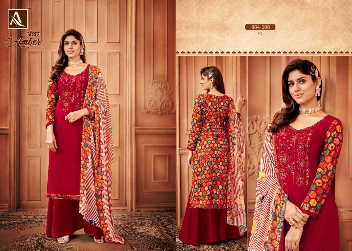 Alok Suits Amber 884-001 to 884-010 Series 8