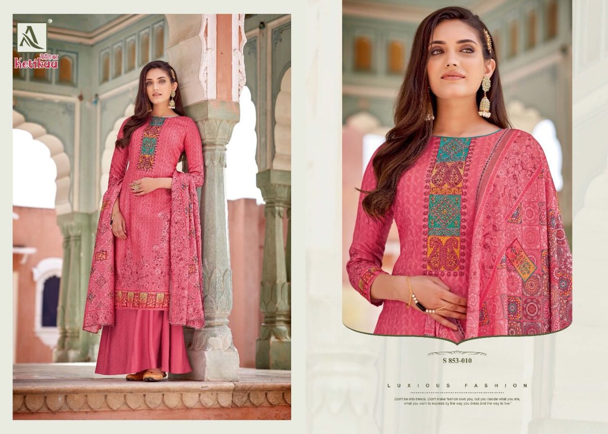 Alok Suits Ketikaa 853-001 to 853-010 Series 10