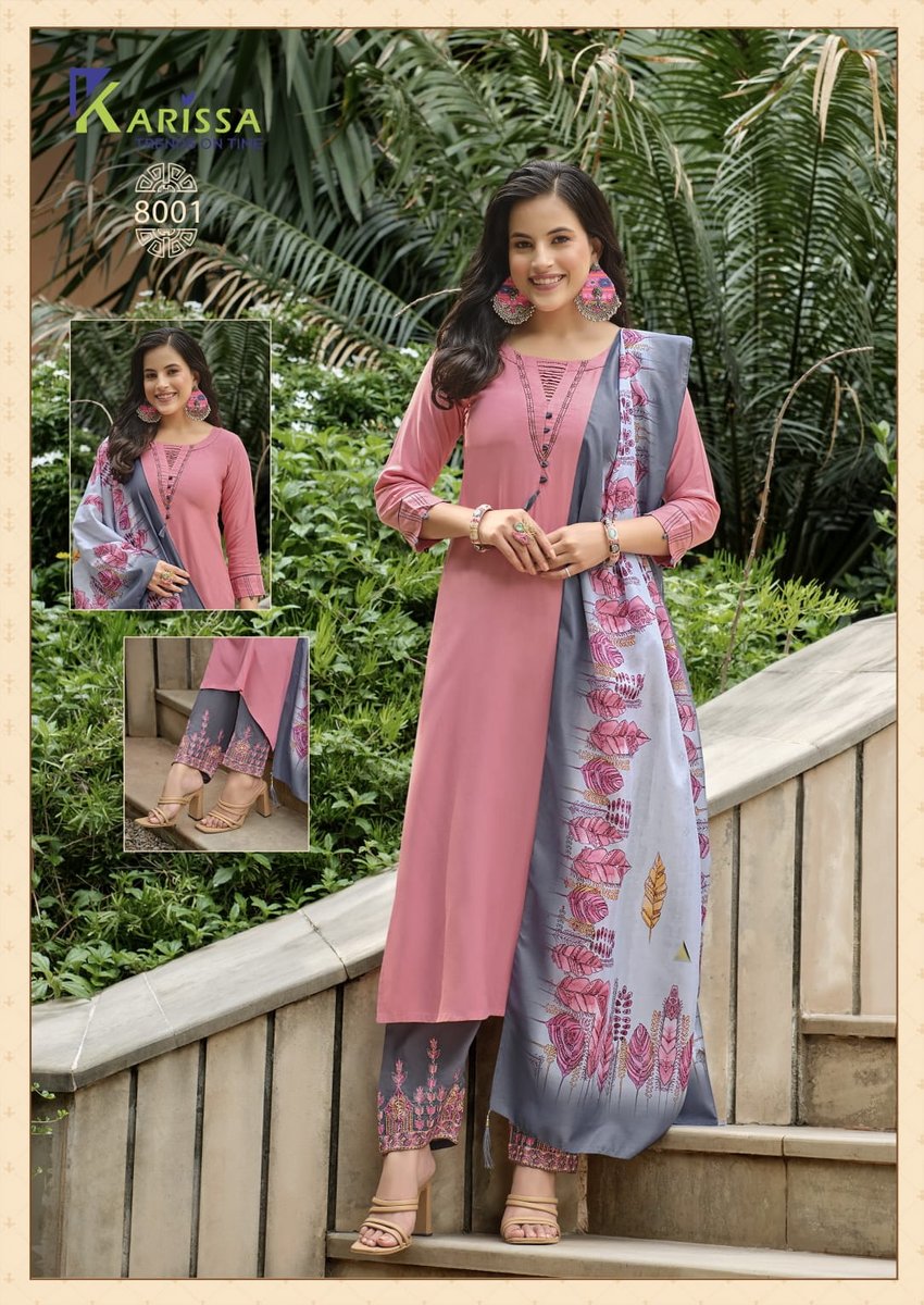 KARISSA VIDISHA VOL-8 8001 TO 8006 1