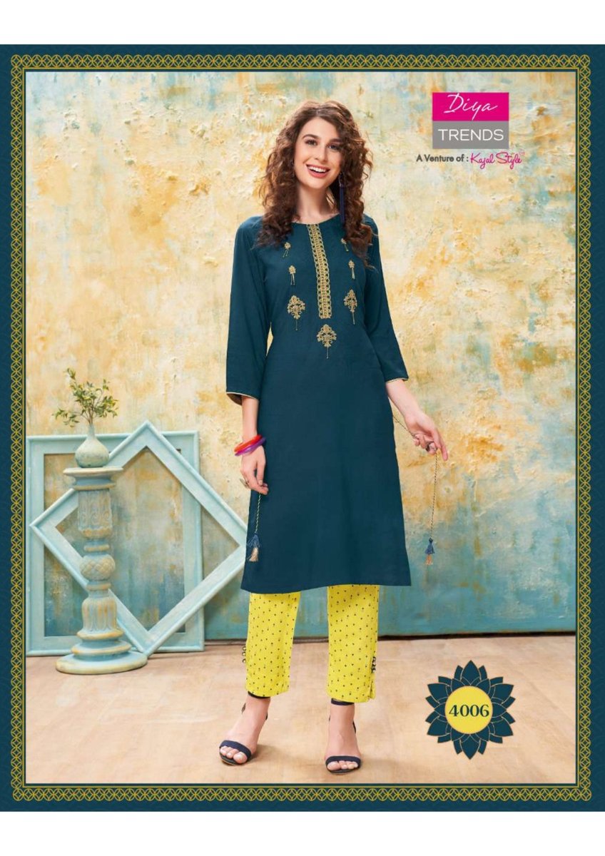Diya Trendz Forever Vol-4 4001-4012 Series 6