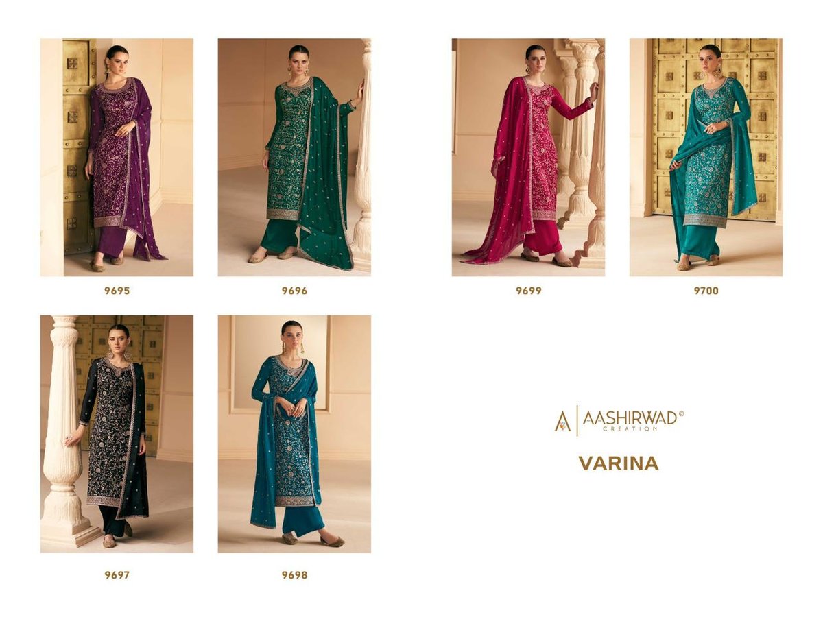 Aashirwad Creation Varina 9695-9700 Series 7