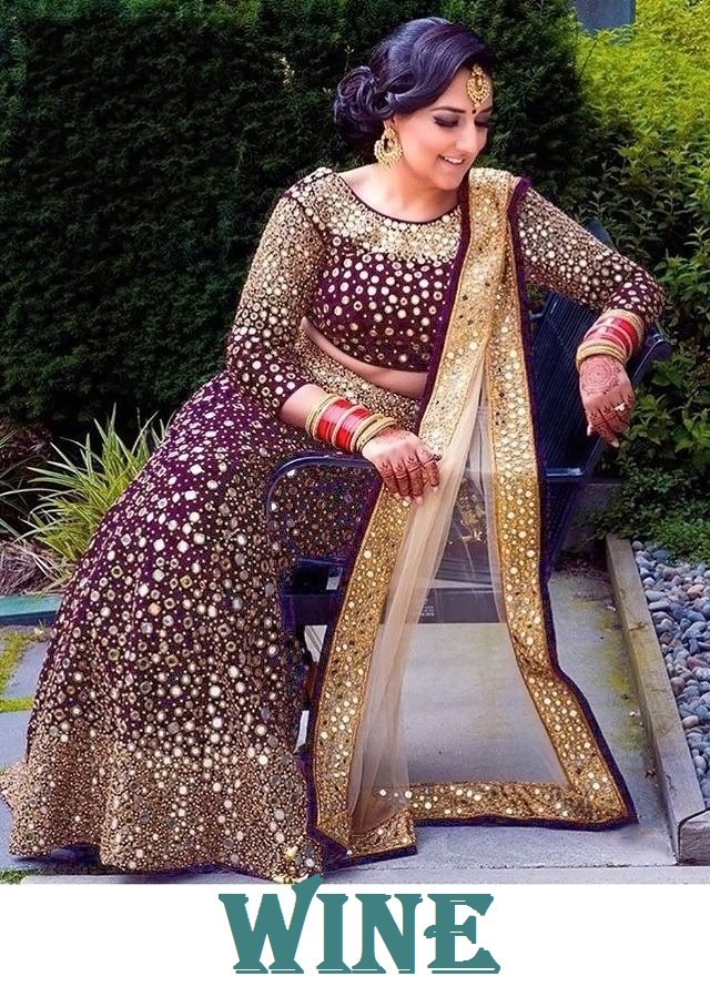 Bollywood Designer Bridal Velvet Lehenga LG-312 Colors 3