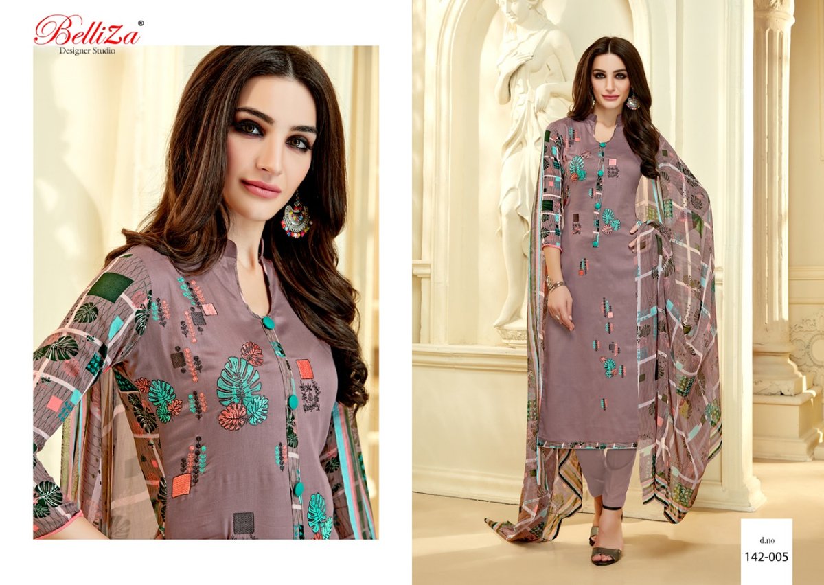 Belliza Designer Shabana 142-001 to 142-010 Series 5