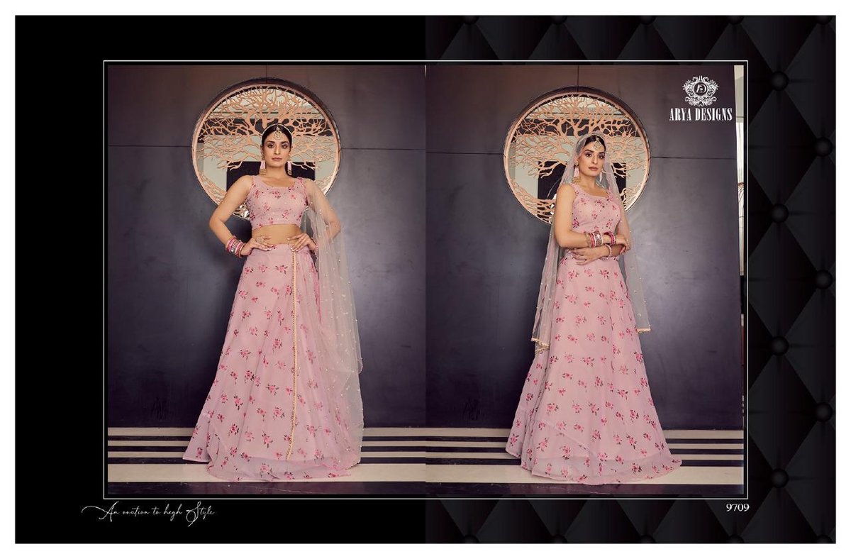 Arya Designs Floral Vol-4 9701-9714 Series 9