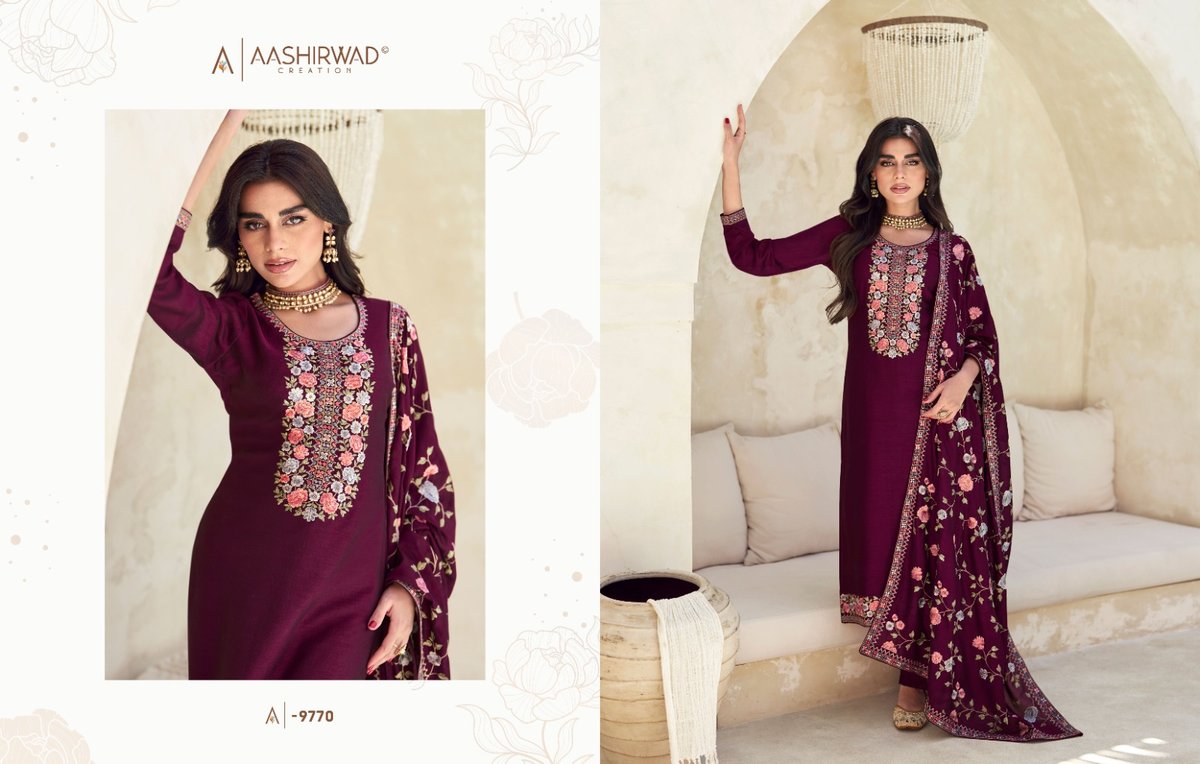 Aashirwad Creation Verona 9770-9773 Series 1