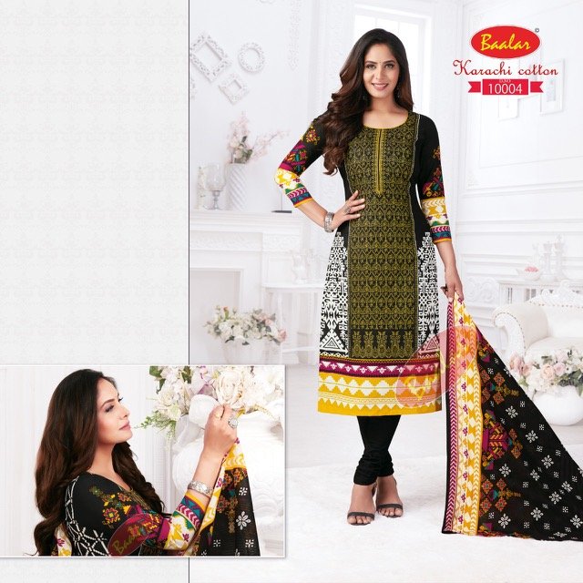 Baalar Karachi Cotton Vol-10 10001-10010 Series 4