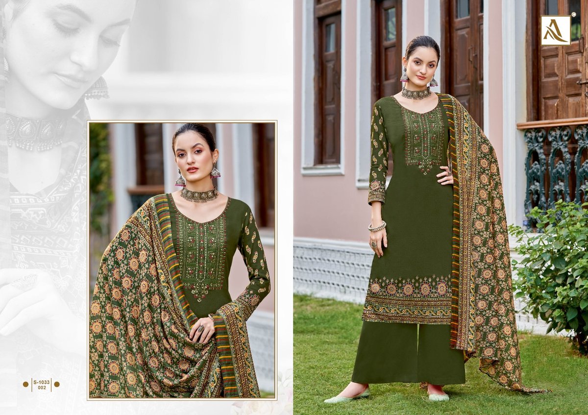 Alok Suit Anaisha 1033-001 to 1033-008 Series 2