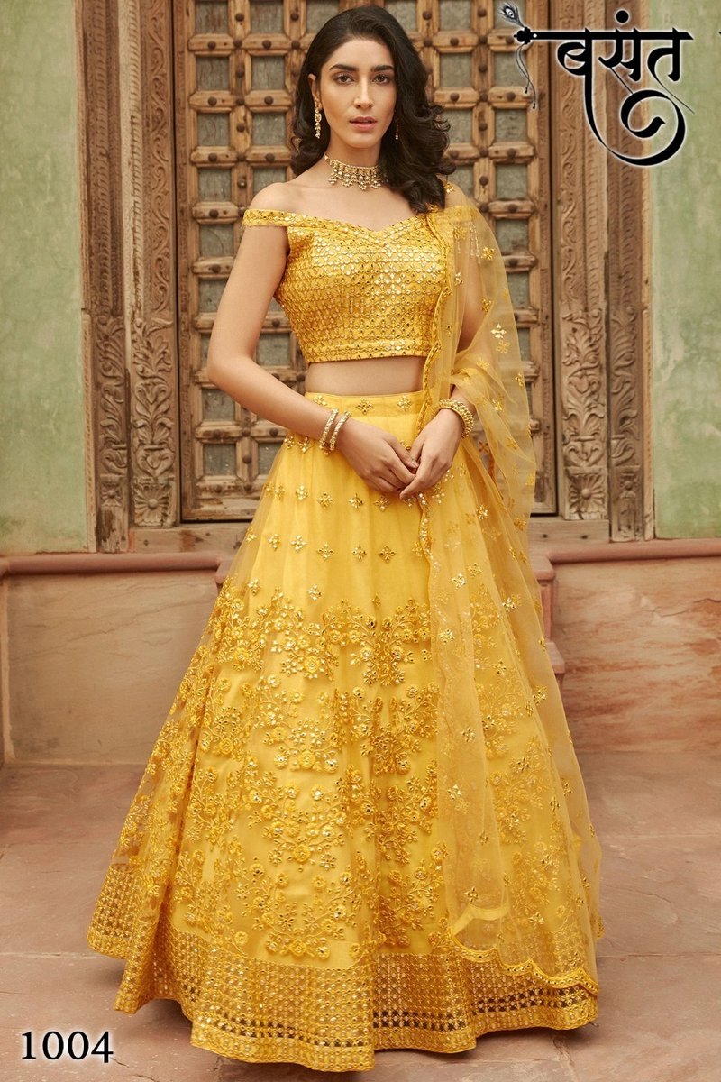 Basant Exclusive Festival Lehenga 1001-1004 Series 4