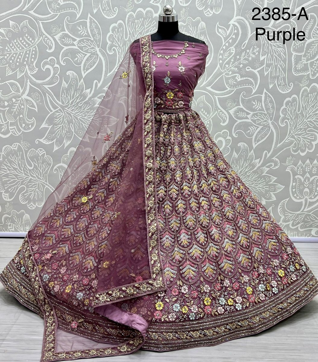 Anjani Art Designer Lehenga 2385 Colors 1