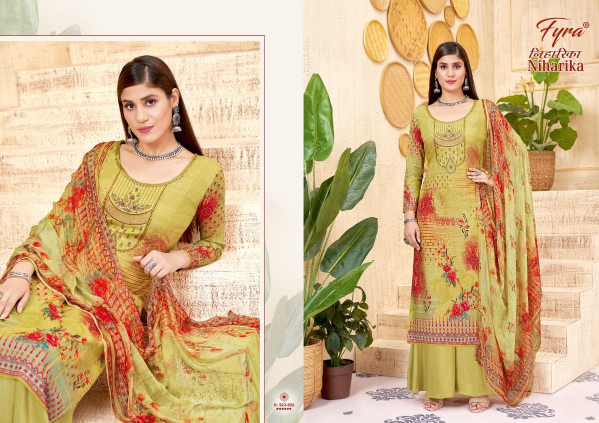 Alok Suit Fyra Niharika 923-001 to 923-010 Series 2