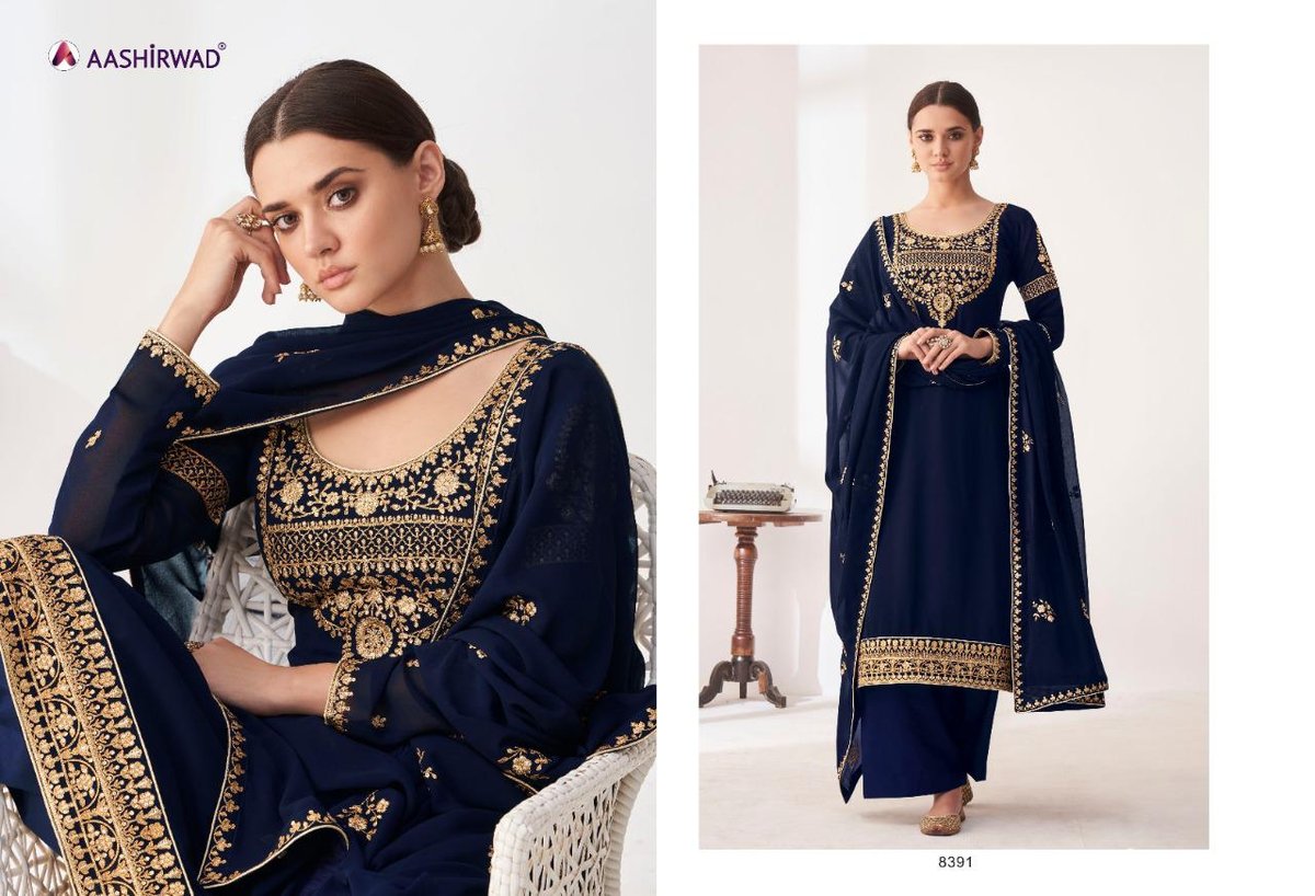 Aashirwad Creation Anita 8390-8395 Series 2