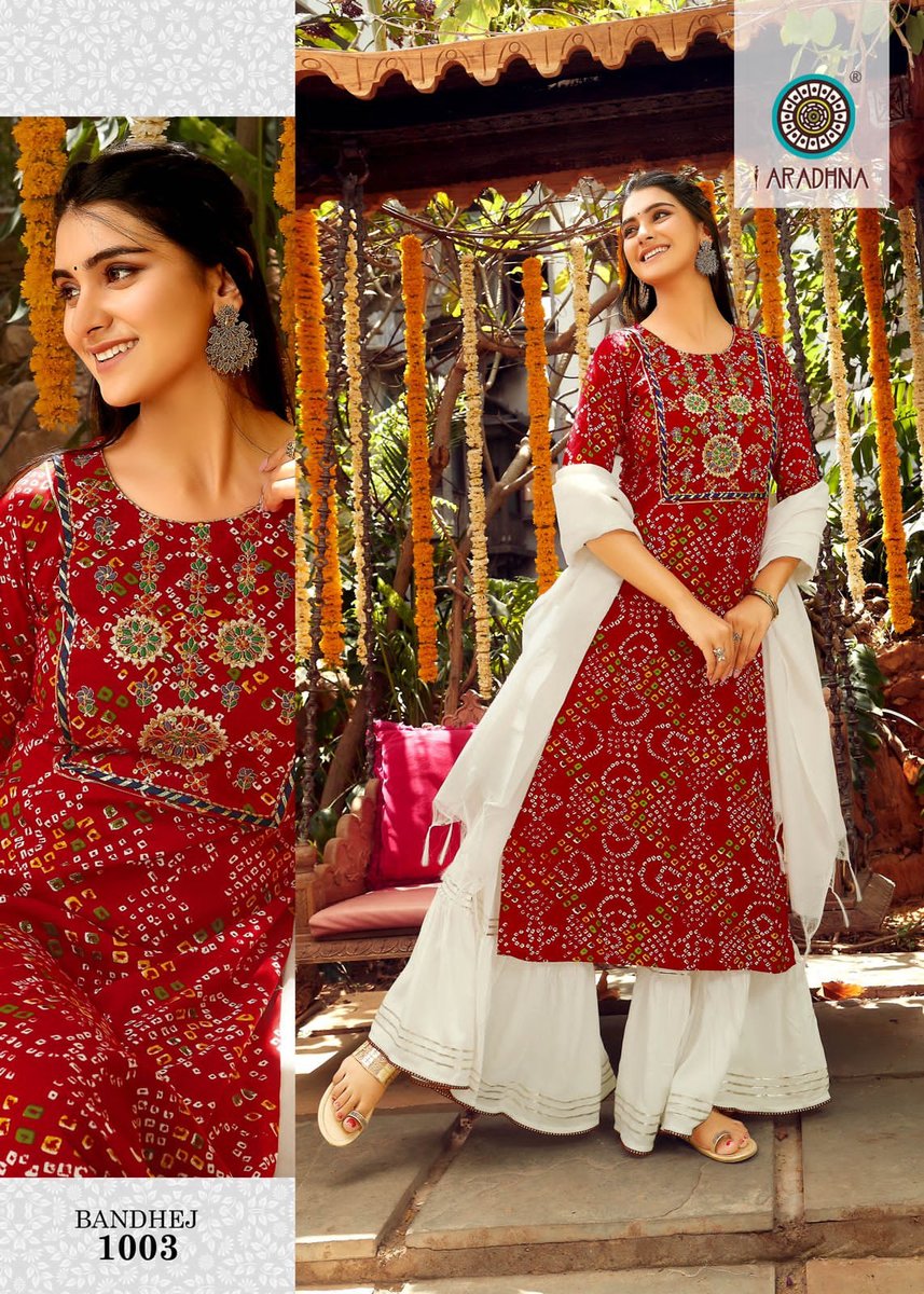 Aradhna Fashion Bandhej Vol-1 1001-1008 Series 3