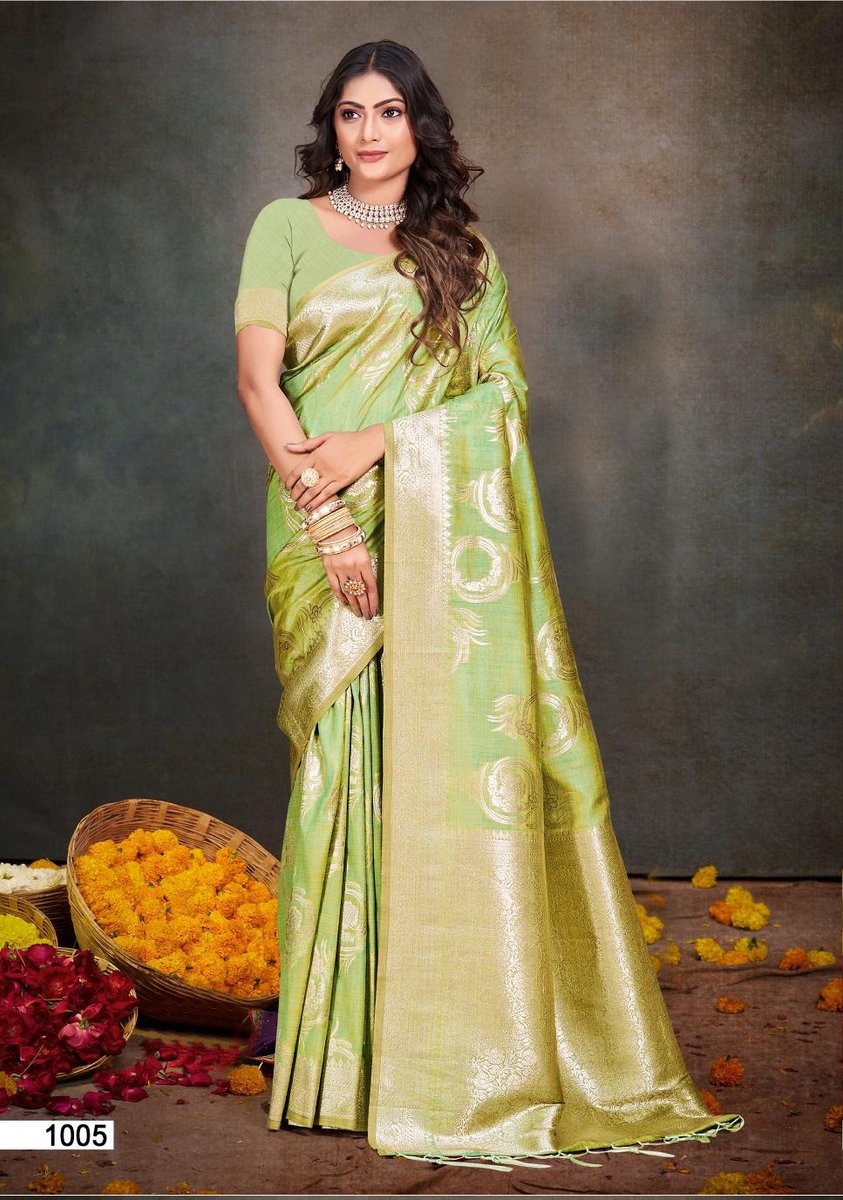 BUNAWAT ANUBHUTI SILK VOL-01 1001 TO 1006 5