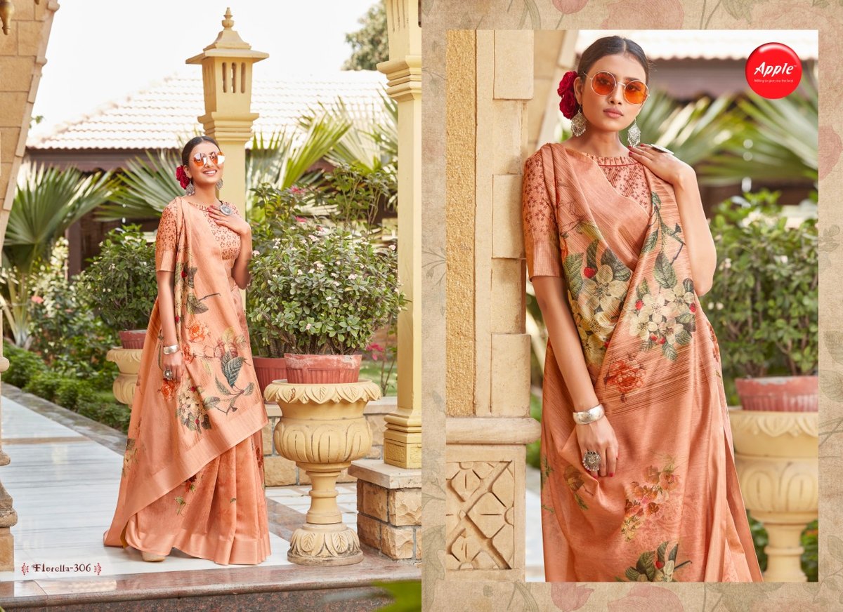 Apple Saree Fiorella 301-308 Series 6