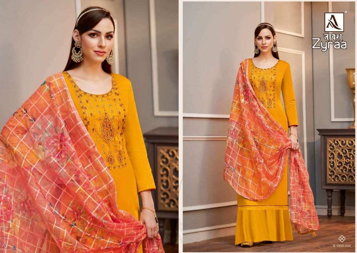 Alok Suit Zyraa 1053-001 to 1053-006 Series 4